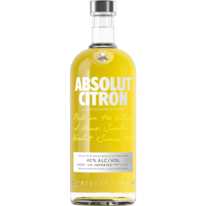 Absolut Citron Lemon Flavored Vodka (1.75L)