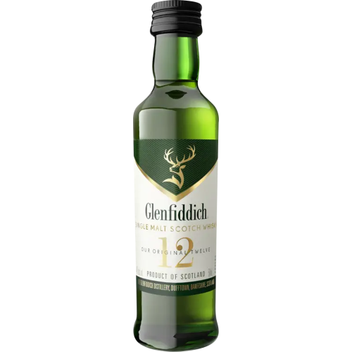 Glenfiddich 12 Year Old Single Malt Scotch Whisky (50mL)